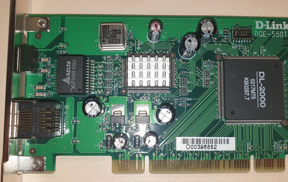 D-Link DGE-550T, Gigabit Ethernet Server Card, PCI Bus, 64/32 Bit Adapter - Bild 3 von 4