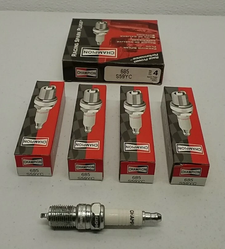 685 Champion Racing Series Bujías Cantidad De 4 Bujías S59YC Foto 2 de 3