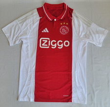 Mens Size Medium White Red Adidas Ajax Amsterdam Away 24/25 Soccer Jersey IT6168