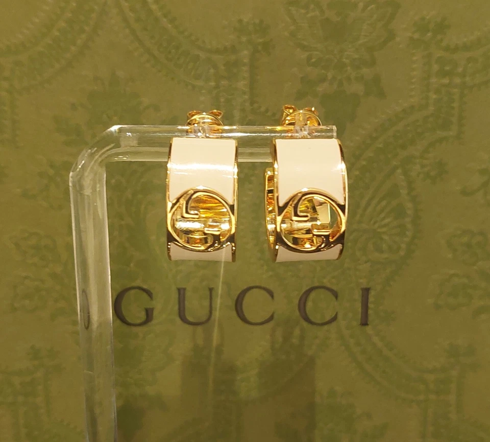 BRINCOS GUCCI ARGOLA GG - Caixa e bolsa de pó incluídas - Imagem 2 de 3