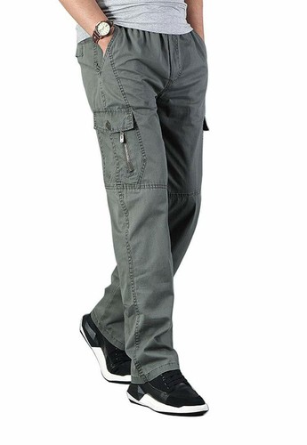 Men's Full Elastic Waist Loose Fit 