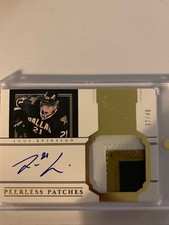 2011-12 LOUI ERIKSSON  dominion peerless patches patch autograph auto /40