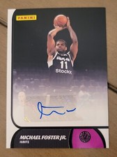 Michael Foster Jr 2022 Panini G League Debut Autographs - 1st Ignite Auto