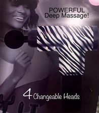 Nice! New Vibrating Percussion Recoup Relaxing Releasing Massage Gun Deep Stroke