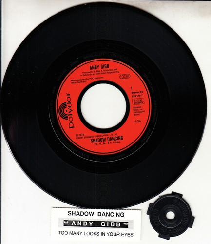 ANDY GIBB Shadow Dancing BEE GEES PICTURE SLEEVE 7" 45 rpm vinyl record NEW - Picture 3 of 3