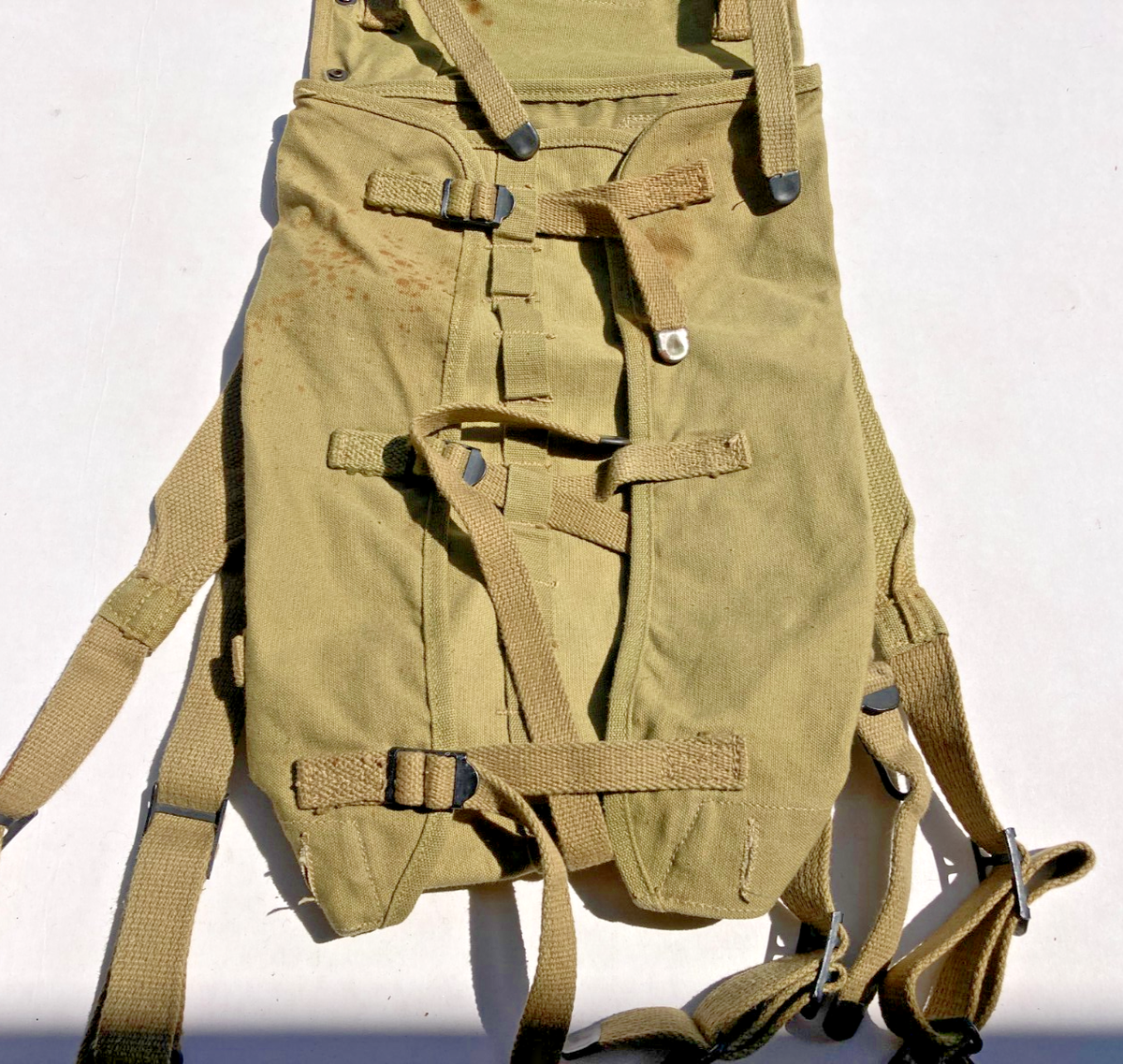ORIGINAL WWII US ARMY Military M1928 COMBAT FIELD HAVERSACK