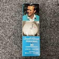 Sleeve Of 3 Vintage Arnold Palmer Personal 900 Golf Balls Unused Excellent