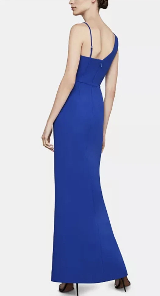 BCBGMAXAZRIA Off Shoulder Tiered Gown in Blue | Lyst