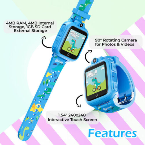 Reloj inteligente para niños Contixo KW1 -14 juegos educativos, pantalla táctil HD, cámara, MP3 - Imagen 11 de 40