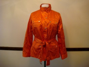michael kors jacket womens orange