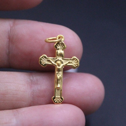 Pure 999 24k Yellow Gold Pendant Men 