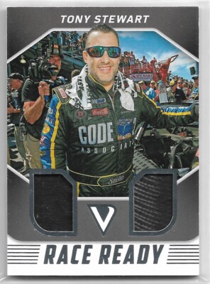 TONY STEWART 2018 Panini Victory Lane Race Ready Dual Materials #8 87/399