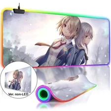 Anime Heaven Burns Red Ruka Kayamori Oversized LED Mouse Pad Keyboard Desk Mat