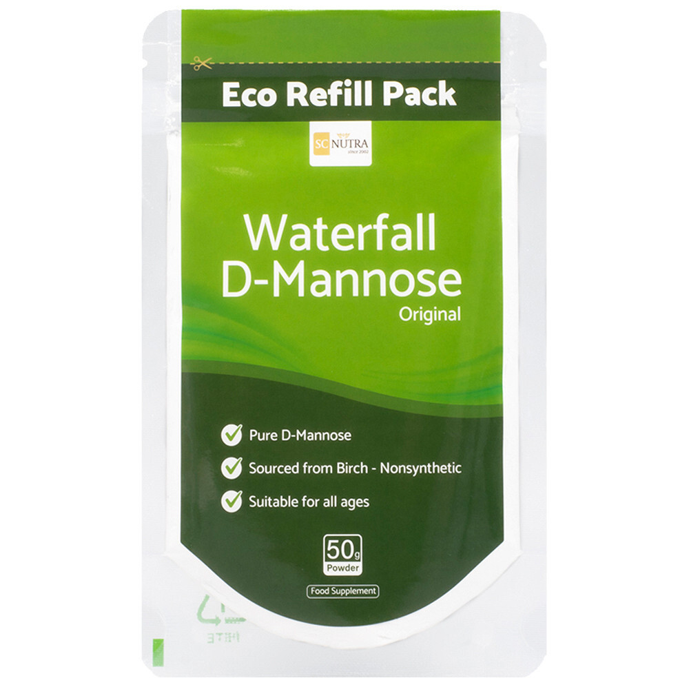 Waterfall D-Mannose Powder (Eco Refill / Flat Pack) | SC Nutra