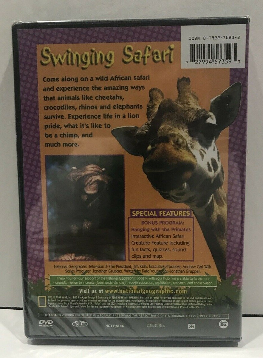 National Geographic Really Wild Animals - Swinging Safari (DVD