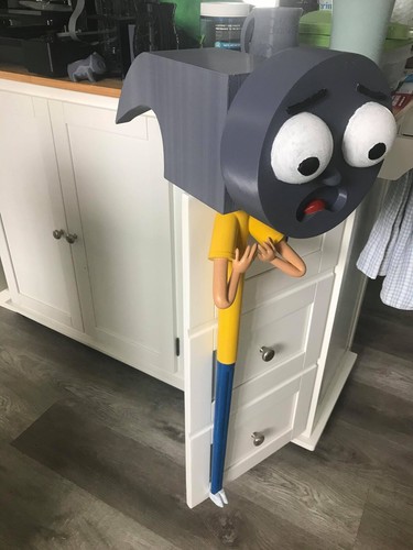 Hammer Head Morty Pick Axe From Fortnite Life Size - Picture 2 of 2