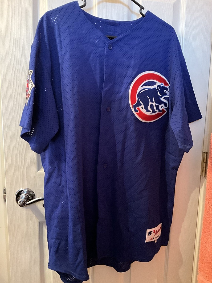 Chicago Cubs Authentic Majestic Embroidered Jersey #49, No Name-Size 50 VGUC