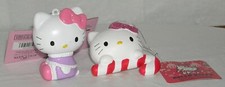 Hello Kitty CHRISTMAS ORNAMENTS KURT ADLER NWT SET OF 2 NWT