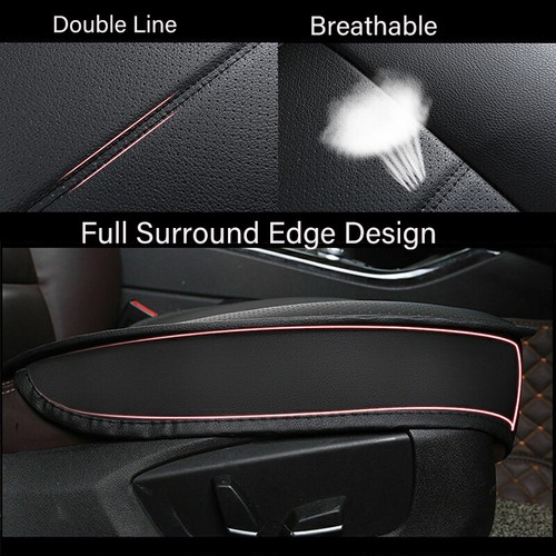 Leather Driver Bottom Seat Cover 3D Luxury Full Surround Chair Cushion Mat Pad - Picture 10 of 36