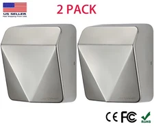 2Pack JETWELL Upgrade HEPA Filter HighSpeed StainlessSteel Coml Auto Hand Dryer