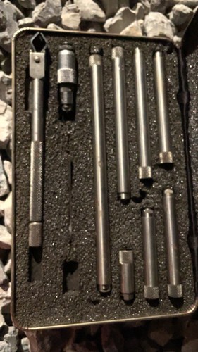 Telescoping Bore Gage Set w/ Assorted Rods & Attachments in Metal Case