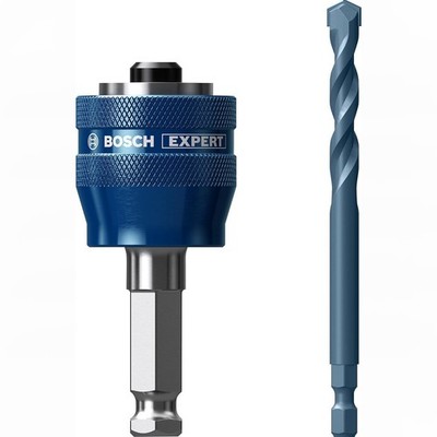 Bosch EXPERT Power Change Plus Adapter Lochsägenhalter mit Bohrer TCT 8,5x105mm