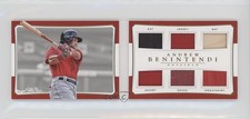 2017 National Treasures Armory Materials Booklets 56/99 Andrew Benintendi 9su