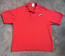 VTG Circuit City Music Polo Shirt Sz XXL Red Employee Uniform Y2K Made In USA