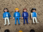 Vintage 1974 Geobra Playmobil Figures Lot Of 6 and 1 Horse — photo 3