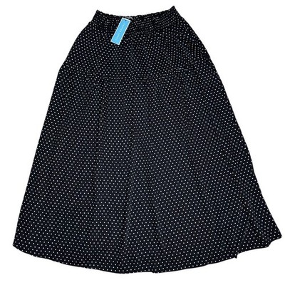 Draper James Maxi Skirt NWT Women's Large Boho Festival Polka Dot