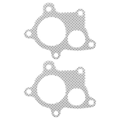 2-Pack T3/T4 Turbo Gaskets – 5-Bolt Flange Gasket Set For Turbocharger Install & Repair – Durable & Heat Resistant