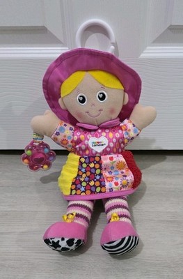 LAMAZE - MY BEST FRIEND EMILY PUPPE - BABY MÄDCHEN - ROSA - SENSORISCHES SPIELZEUG / RASSEL 