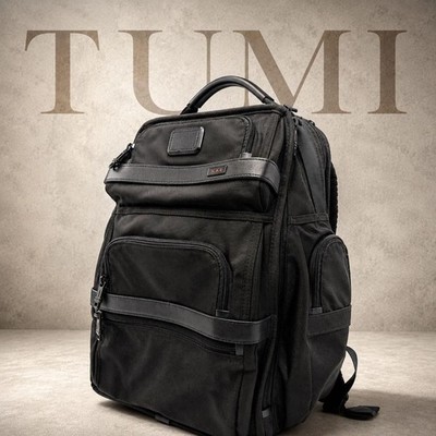 TUMI Alpha2 T-PASS Business Backpack Men Black Capacity Large
