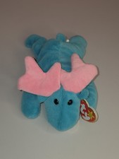 TY Beanie Baby - HUDSON the Blue Moose 8 inch 