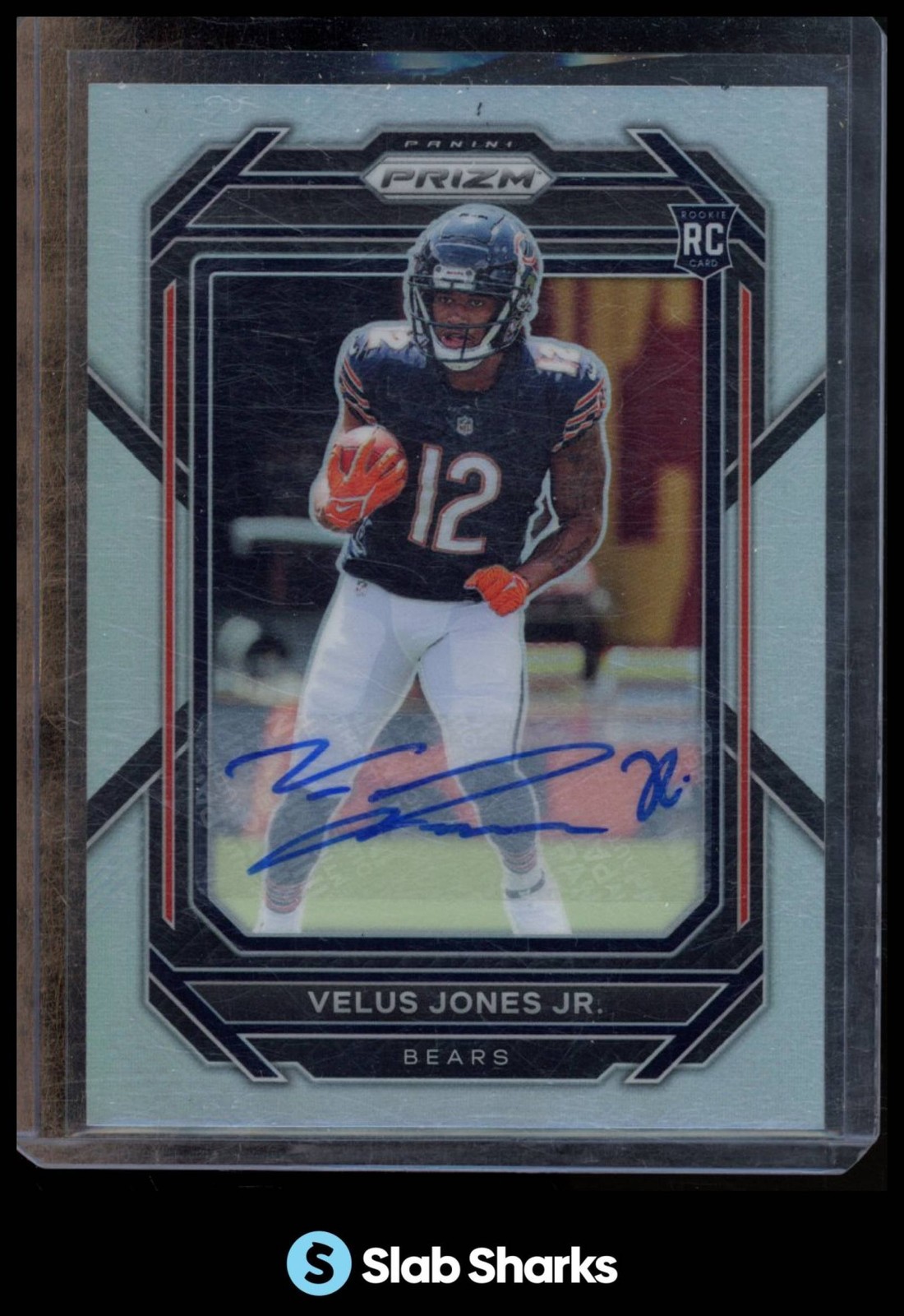 2022 PANINI PRIZM #332 VELUS JONES JR. AUTO SILVER RC ROOKIE