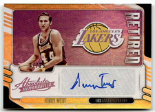 2020-21 Panini Absolute Memorabilia NBA N° RA-JWS Jerry West Retraité Auto 7/25