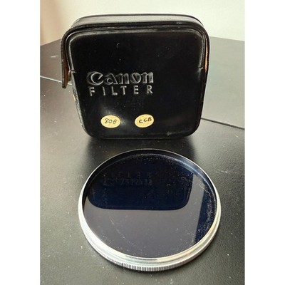 Canon 72mm Conversion B 3x Filter 80B Blue Color Correction Japan  Case Camera