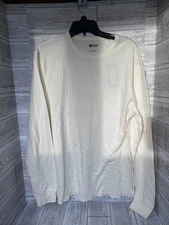 Alpine Design Mad Peak Long Sleeve Duofold Crew Shirt Men’s L Off White UPF 50+