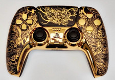 Customised PS5 Dualsense Controller Golden Dr...