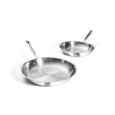 All-Clad D3 3-Ply Stainless Steel Fry Pan Set, 10,12 Inch, Induction Oven and