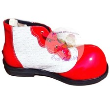 Mexican Professional Red White Clown Shoes Zapato Para Payaso Made In Mexico
