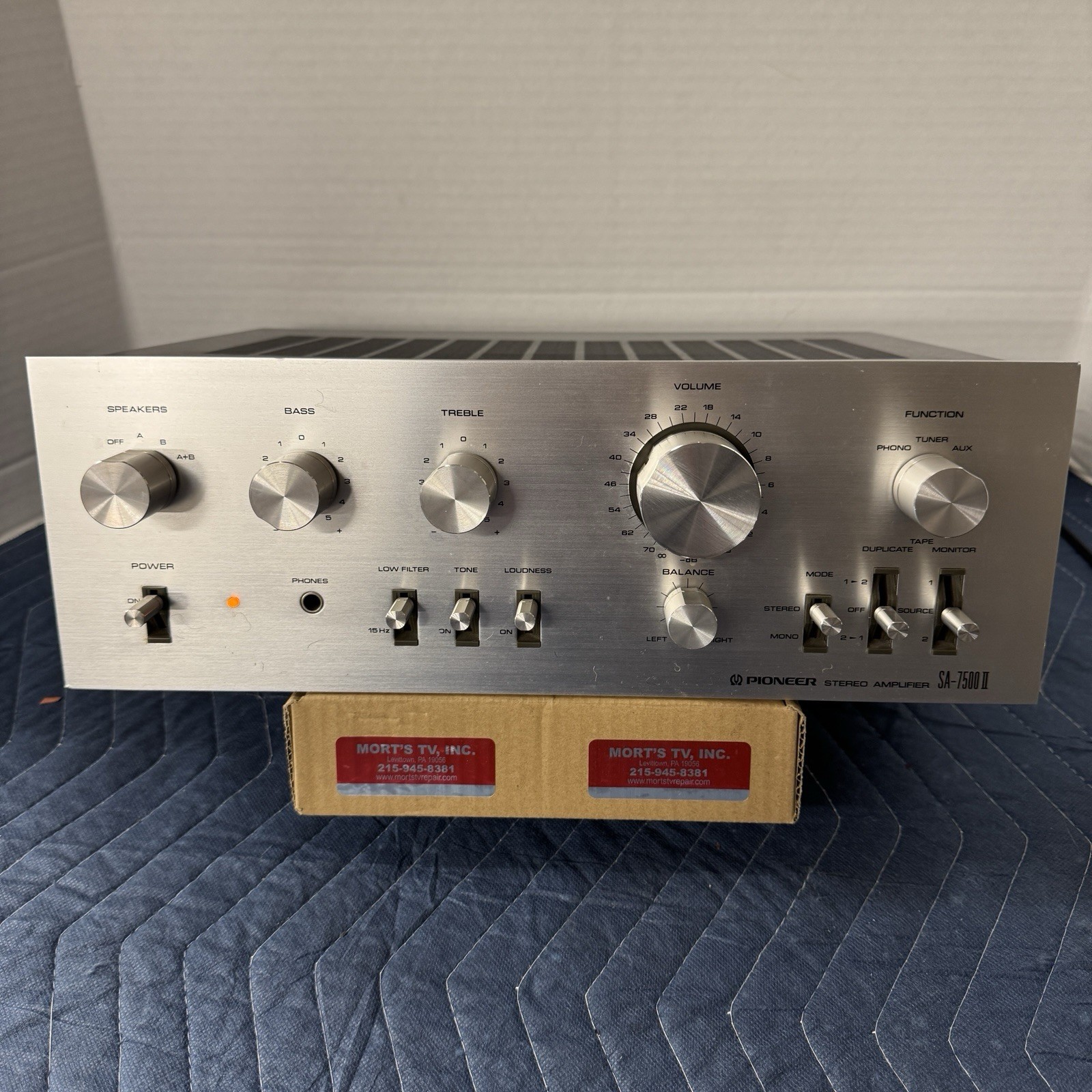 PIONEER SA-7500 II INTEGRATED AMPLIFIER - SERVICED - CLEANED