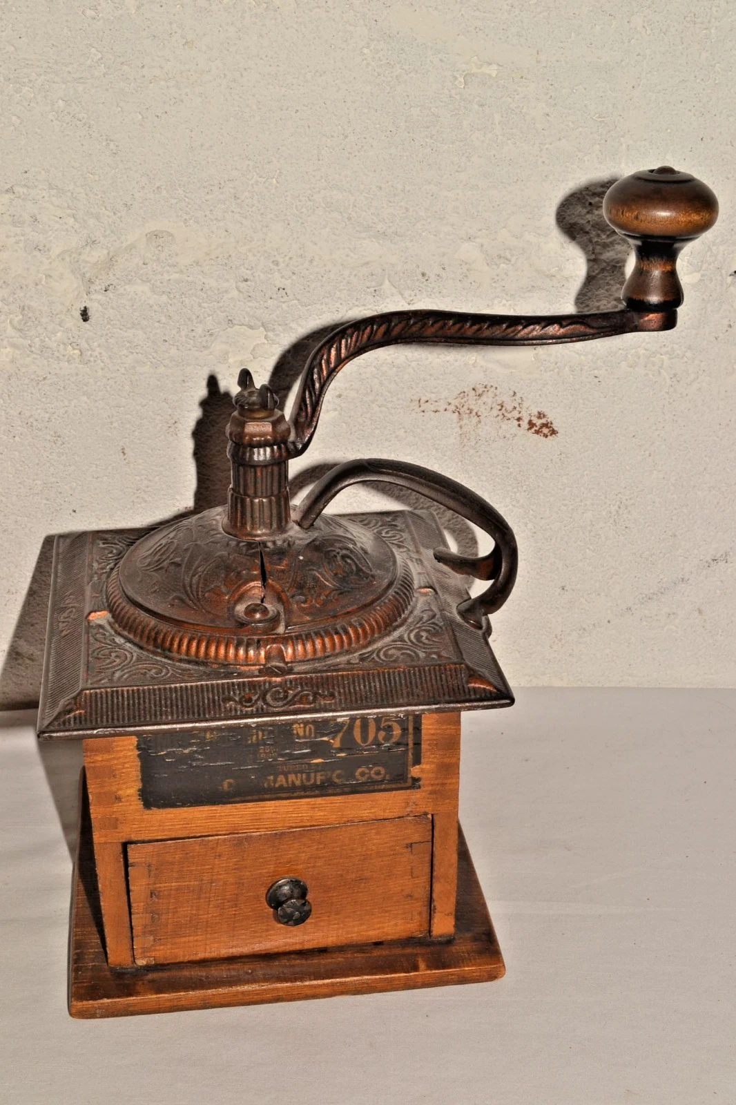 Antique Imperial Mill 705 Coffee Spice Grinder Arcade Cast Iron Counter Top