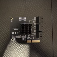 PCI-E To 6 Ports SATA 3.0 Controller Expansion Card Adapter 6Gbps For PC