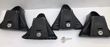 Yakima Q-Towers with Key Locks , Set of 4 8000124. Tested, works.