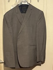 Mens Taylor & Wright Grey 3 Piece Suit 50R XXL