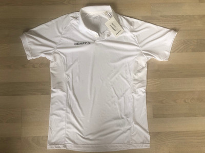 Weißes Herren Sportshirt von CRAFT - Gr. S - Ability Polo M 1916716-1000