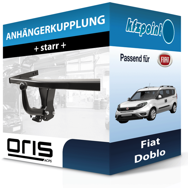 Oris AnhäNgekupplung Starr Passend für Fiat Doblo 11.2009-12.2023 Neu-image