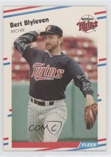 1988 Fleer Bert Blyleven #4 HOF 14s2