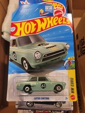 Hot Wheels Lotus Cortina Green Dollar Tree ex...